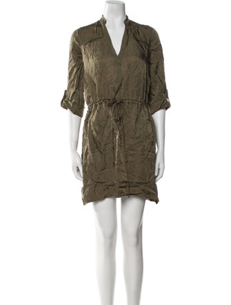 Diane von Furstenberg Mock Neck Mini Dress