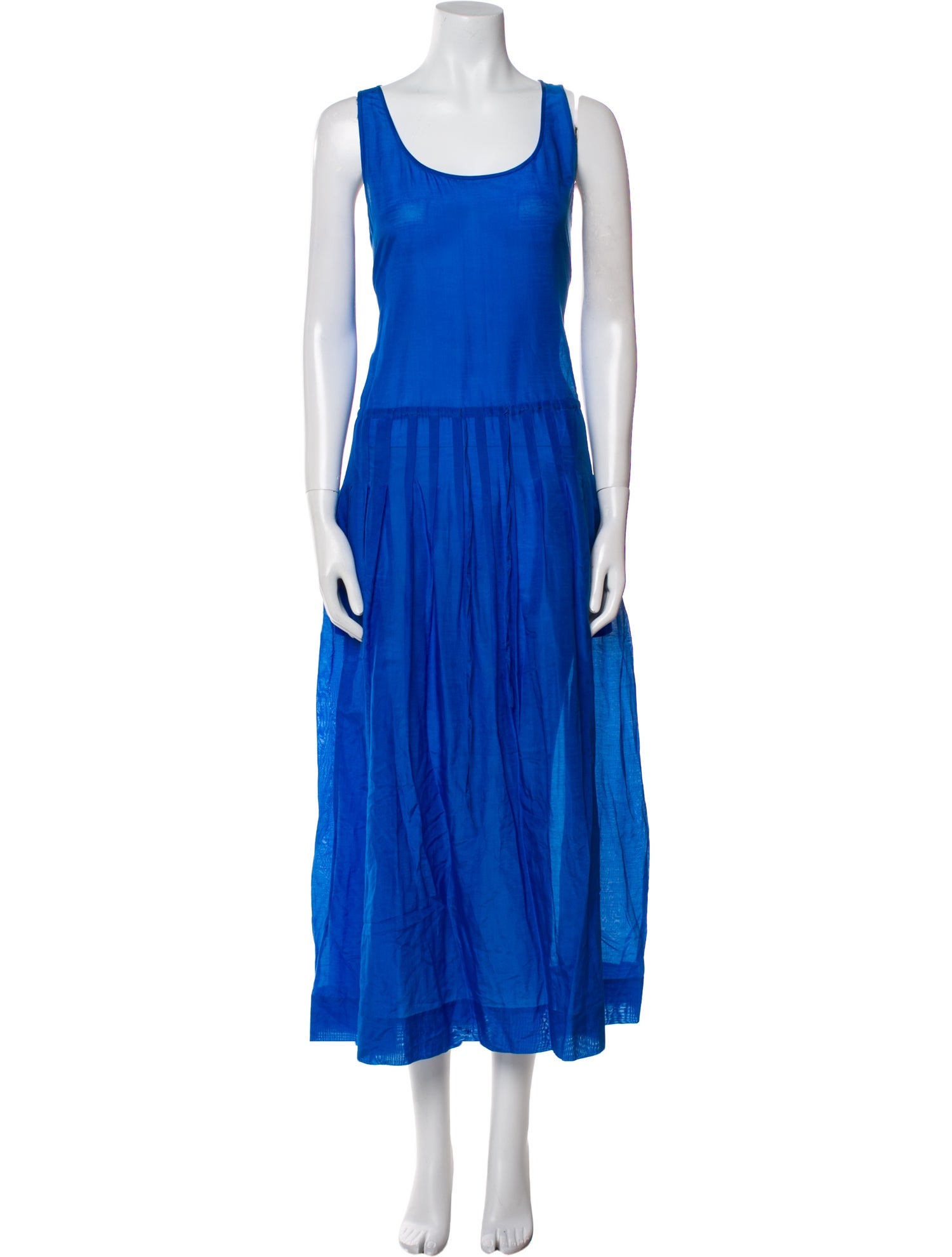 Diane von Furstenberg Scoop Neck Long Dress
