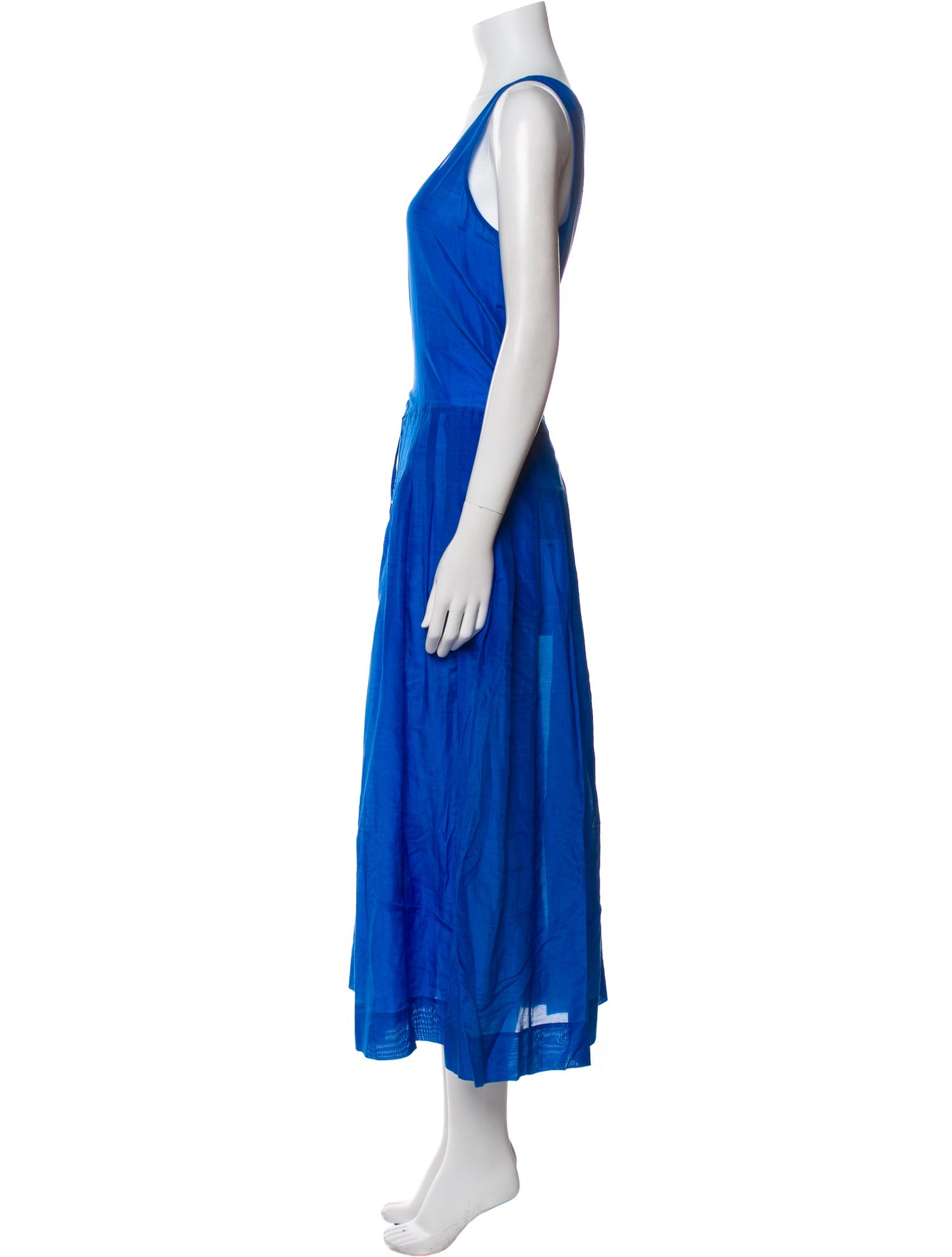 Diane von Furstenberg Scoop Neck Long Dress