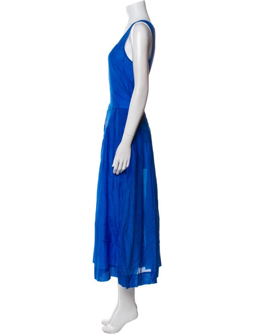 Diane von Furstenberg Scoop Neck Long Dress