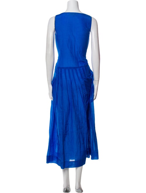 Diane von Furstenberg Scoop Neck Long Dress
