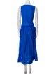 Diane von Furstenberg Scoop Neck Long Dress