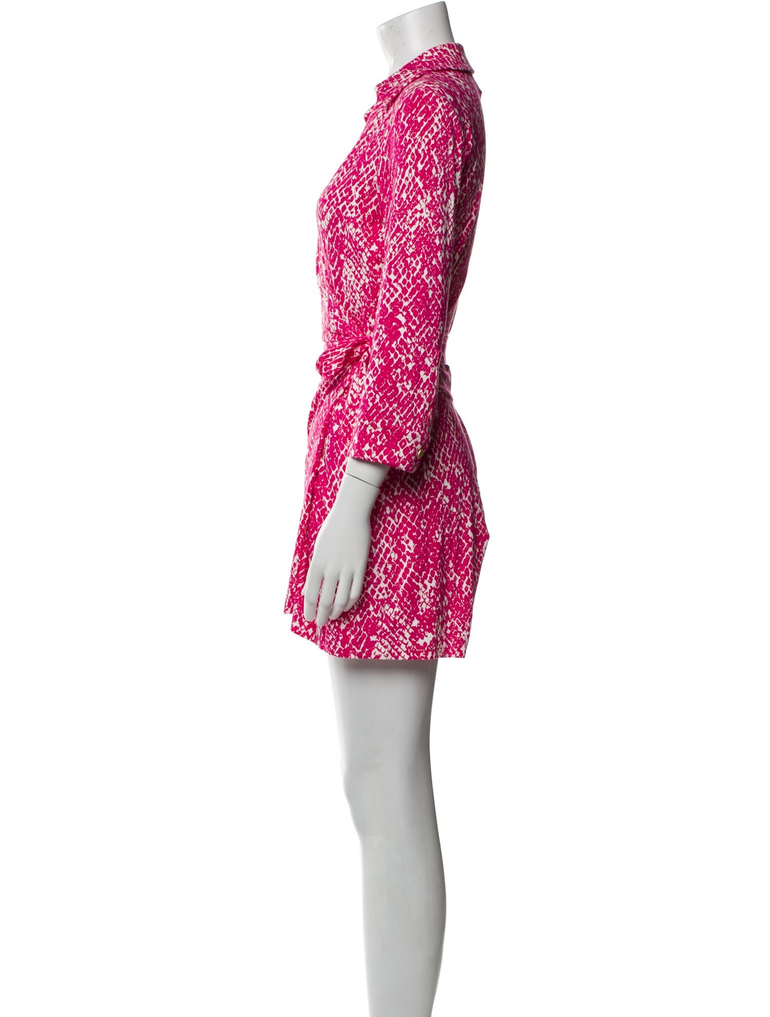 Diane von Furstenberg Printed Romper w/ Tags