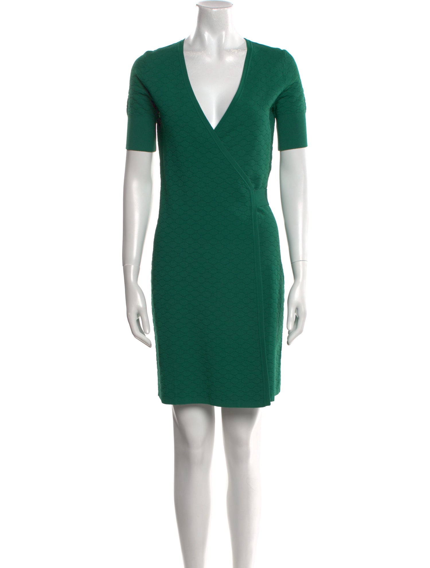 Diane von Furstenberg V-Neck Mini Dress