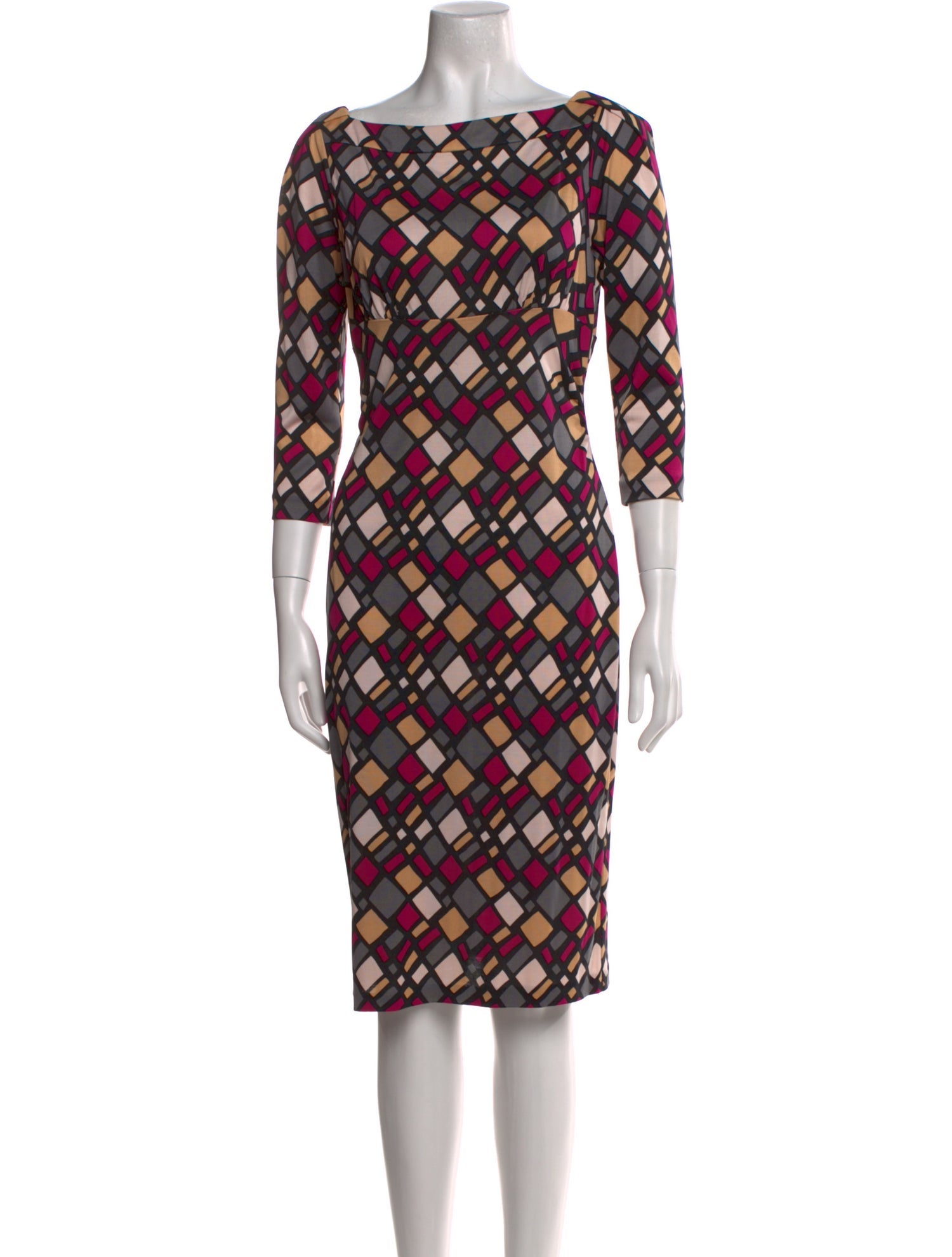 Diane von Furstenberg Silk Knee-Length Dress