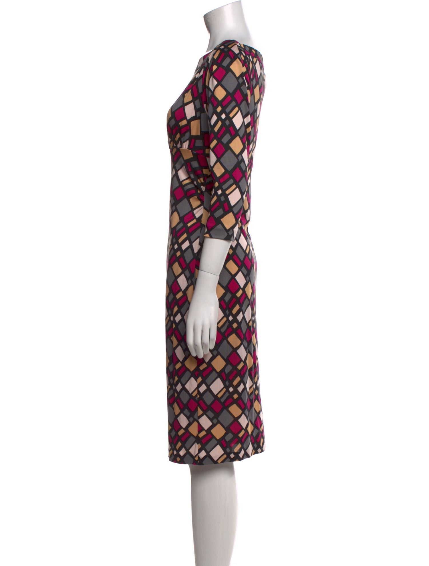 Diane von Furstenberg Silk Knee-Length Dress