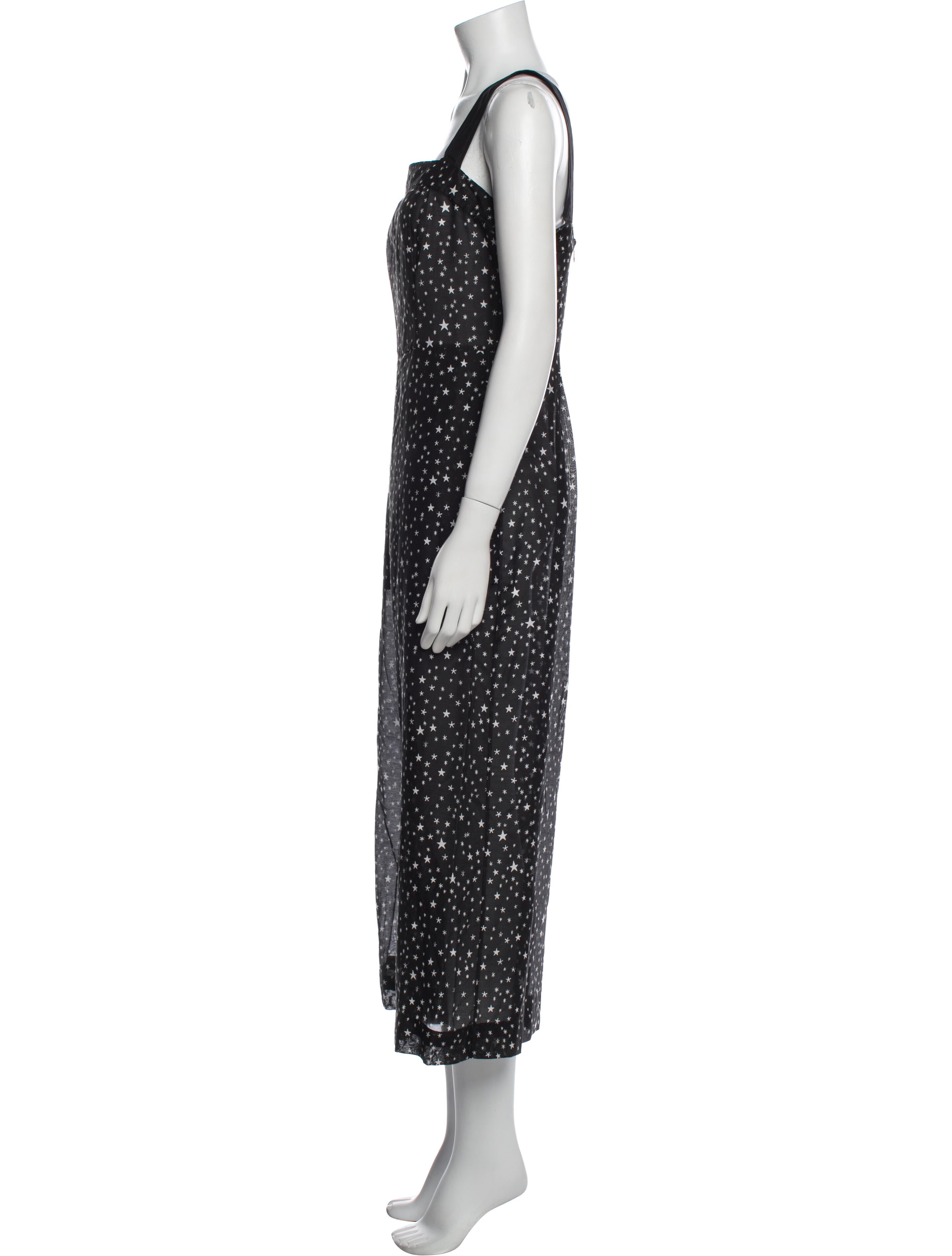 Diane von Furstenberg Printed Square Neckline Jumpsuit w/ Tags