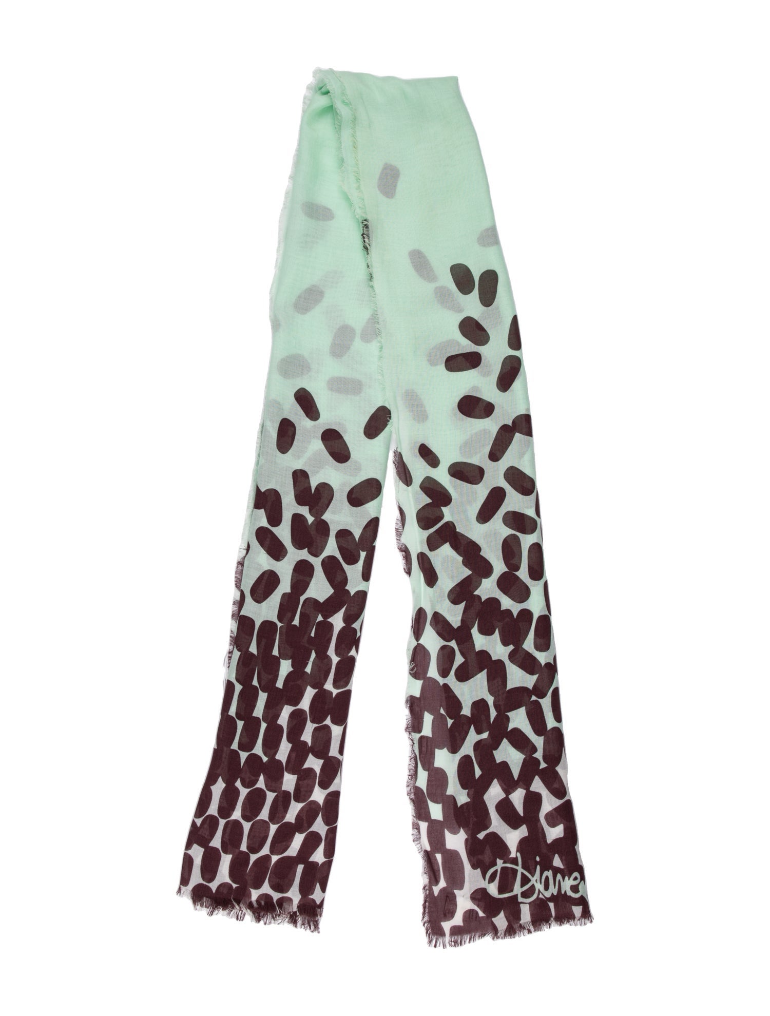 Diane von Furstenberg Tie-Dye Print Scarf