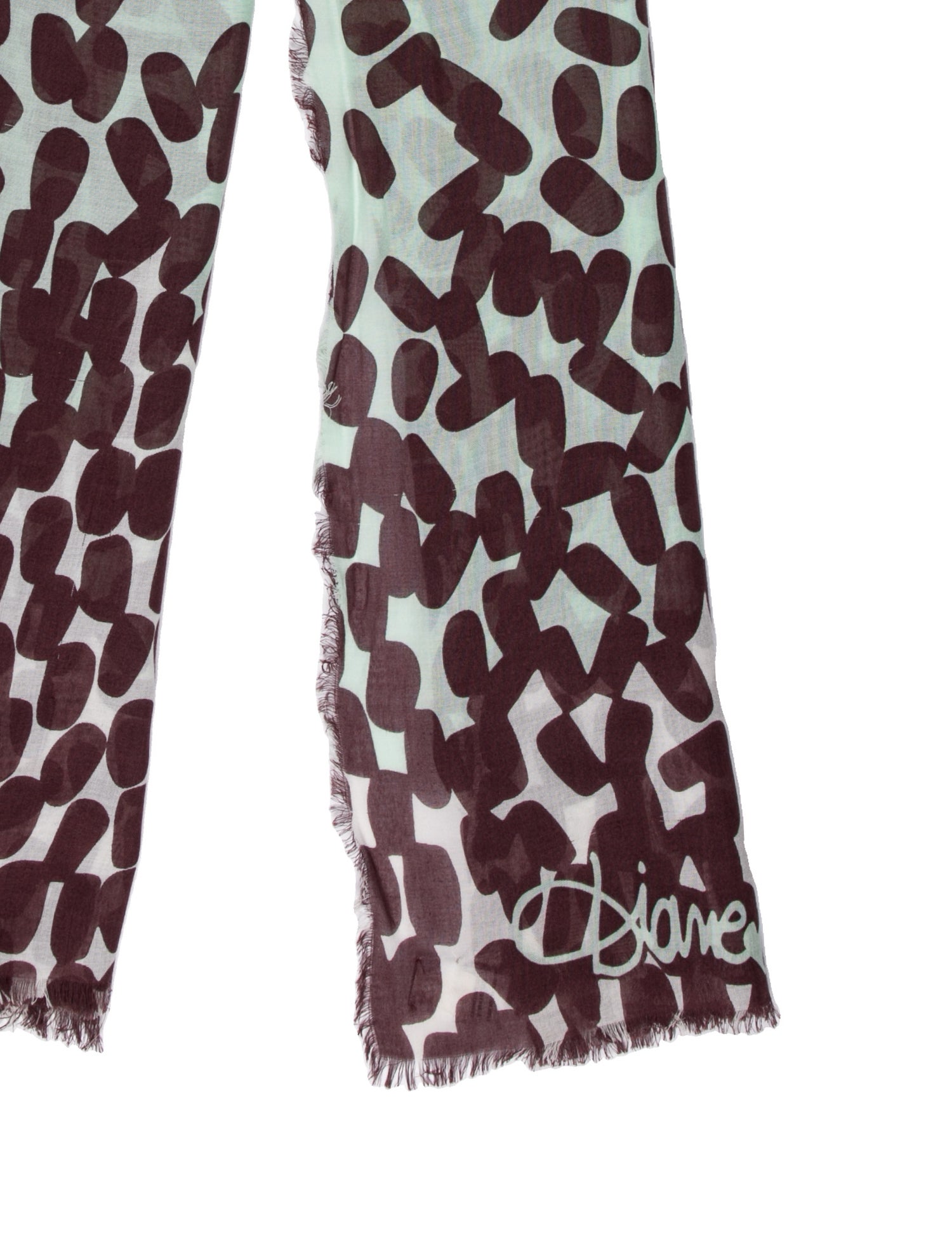 Diane von Furstenberg Tie-Dye Print Scarf