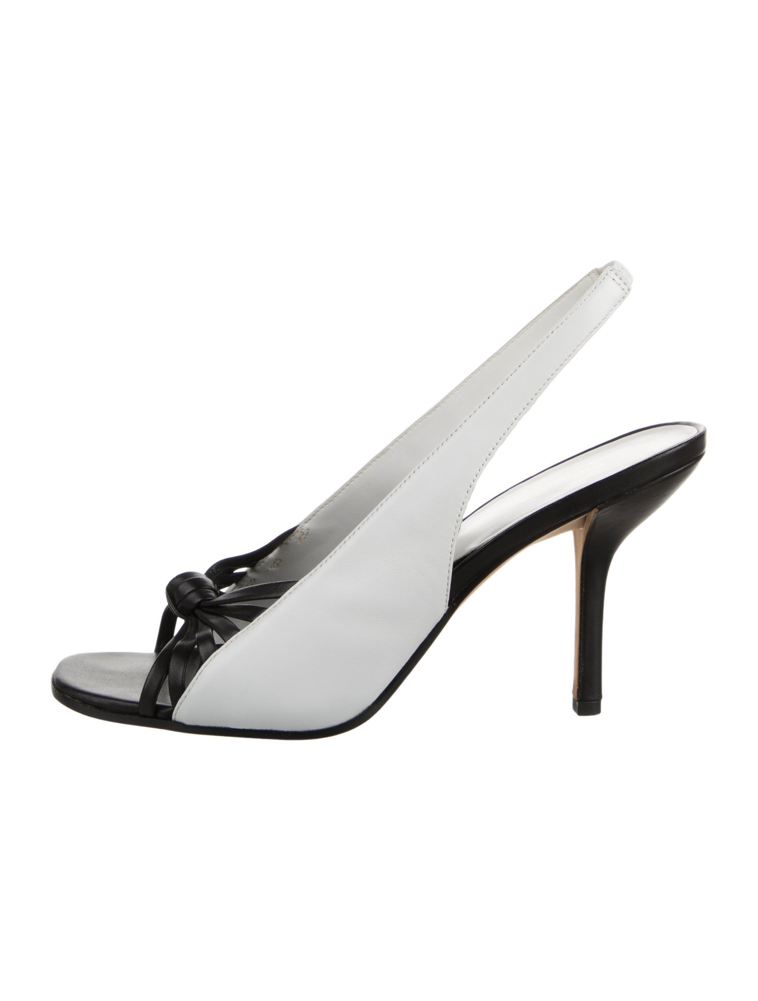 Diane von Furstenberg Leather Slingback Sandals