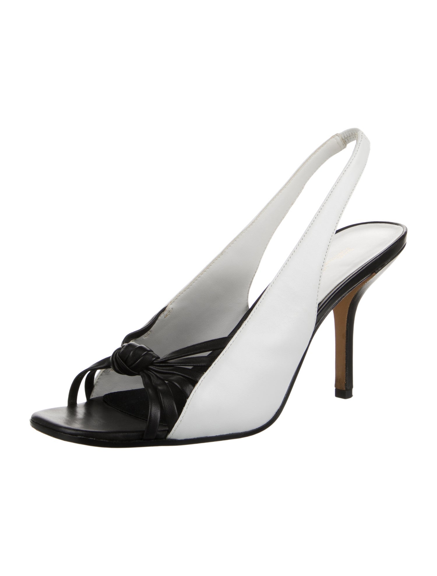 Diane von Furstenberg Leather Slingback Sandals