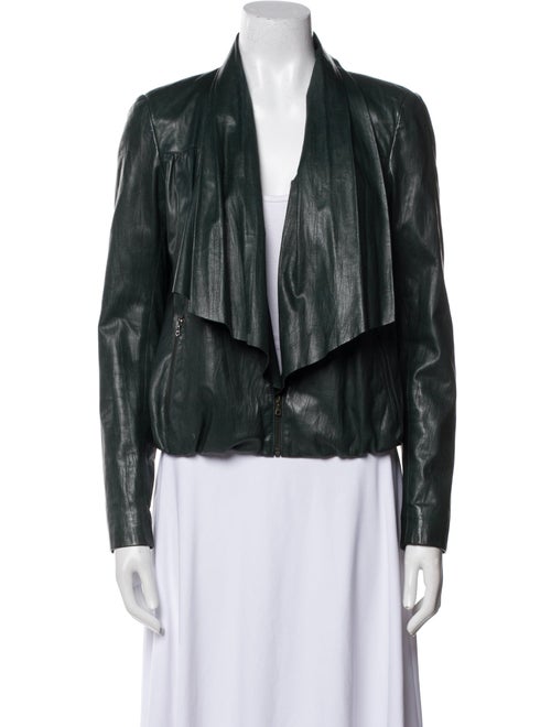 Diane von Furstenberg Leather Biker Jacket