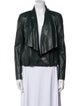 Diane von Furstenberg Leather Biker Jacket