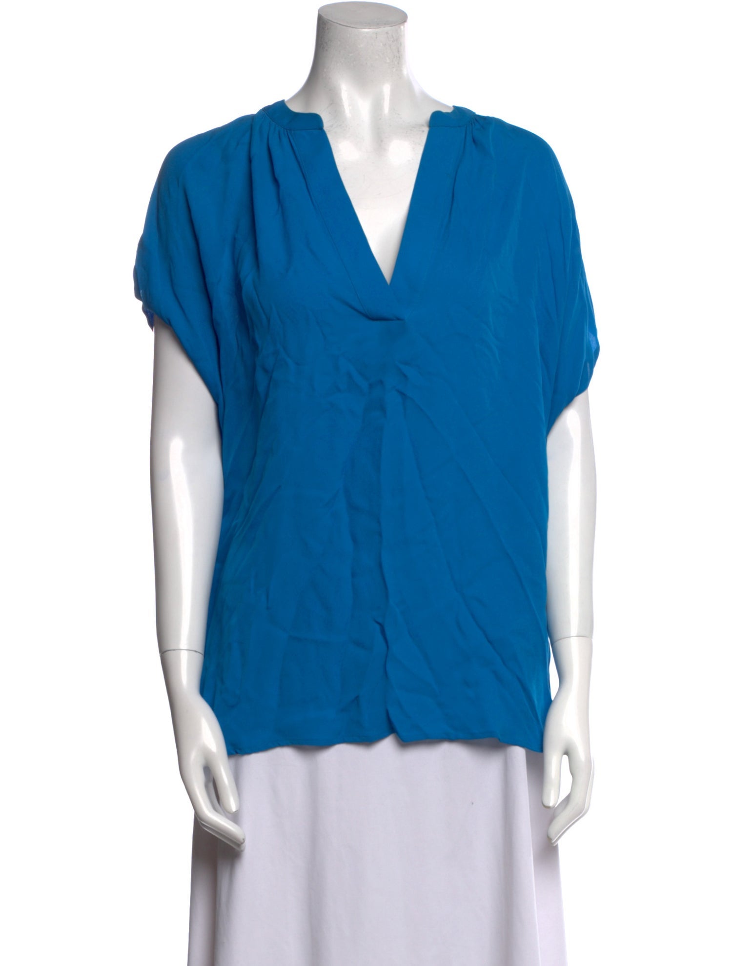 Diane von Furstenberg Silk V-Neck Blouse