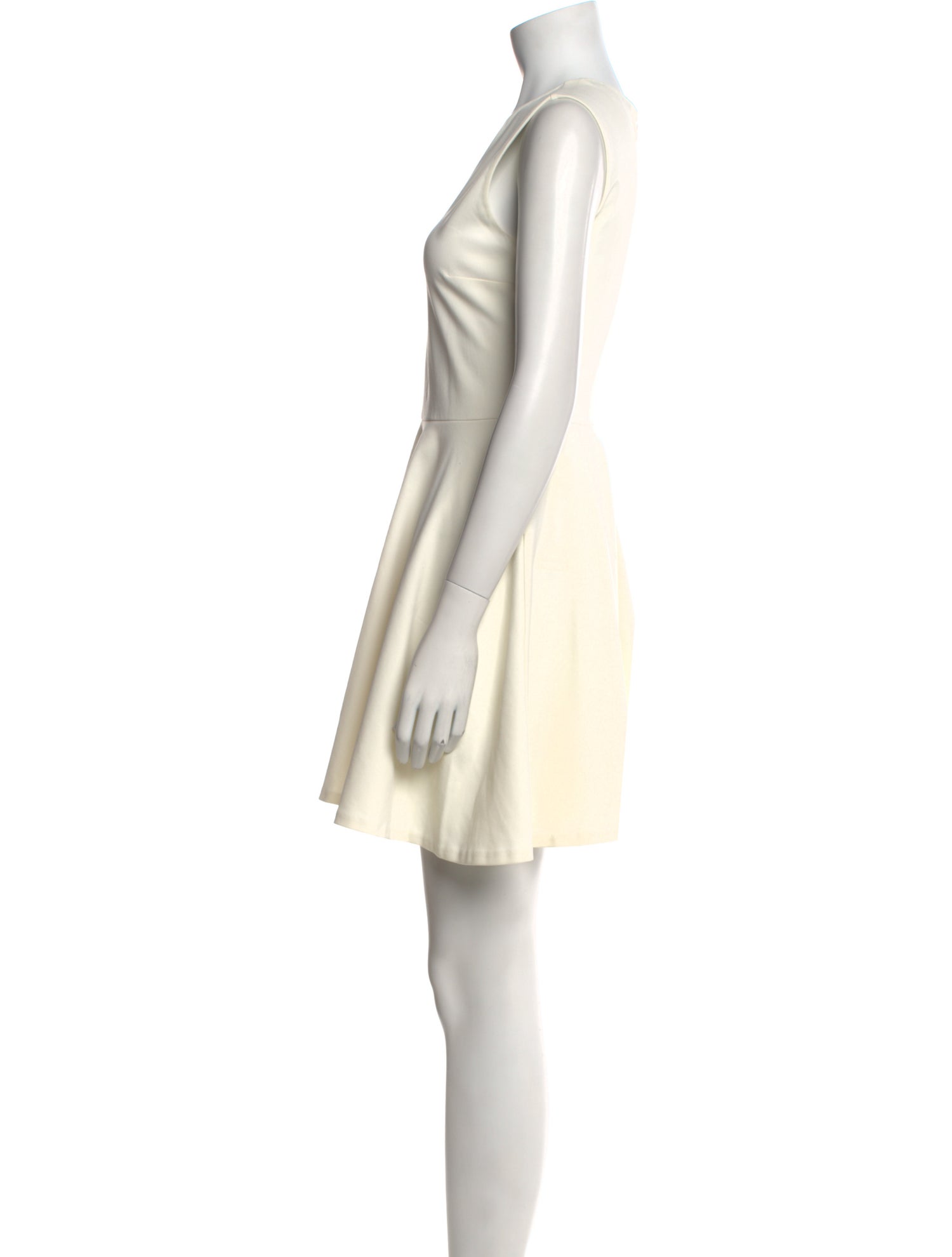 Diane von Furstenberg Scoop Neck Mini Dress