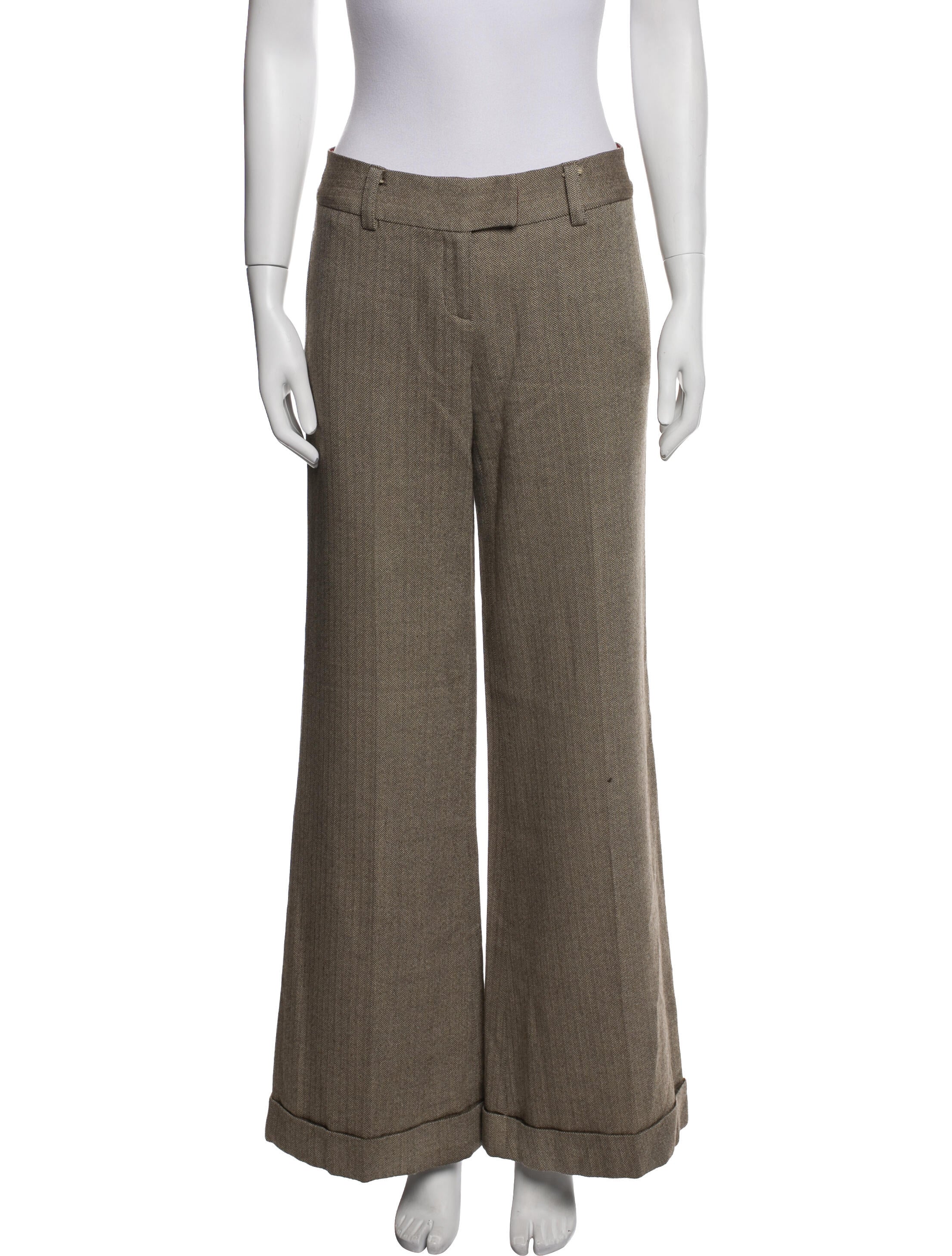 Diane von Furstenberg Striped Wide Leg Pants
