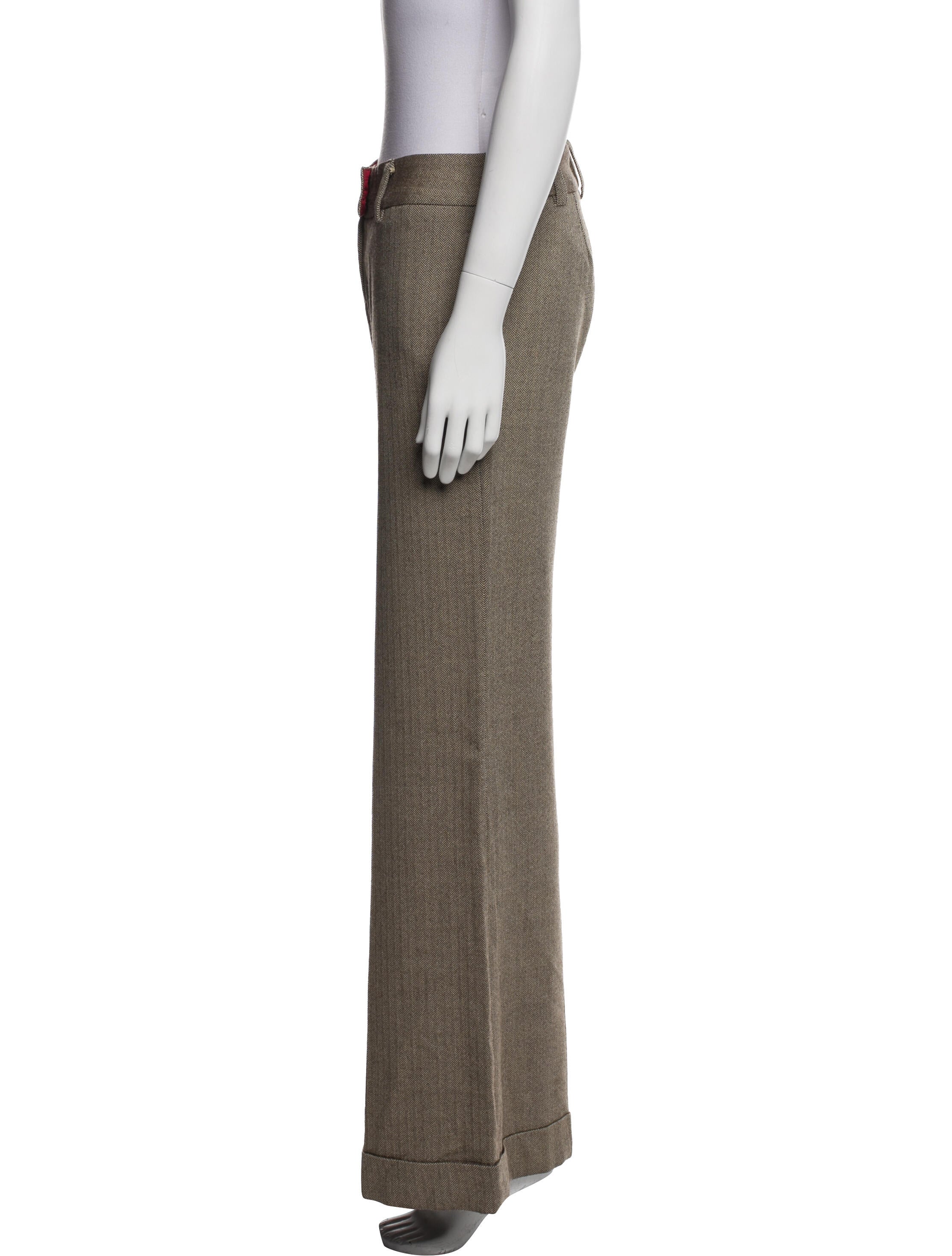 Diane von Furstenberg Striped Wide Leg Pants