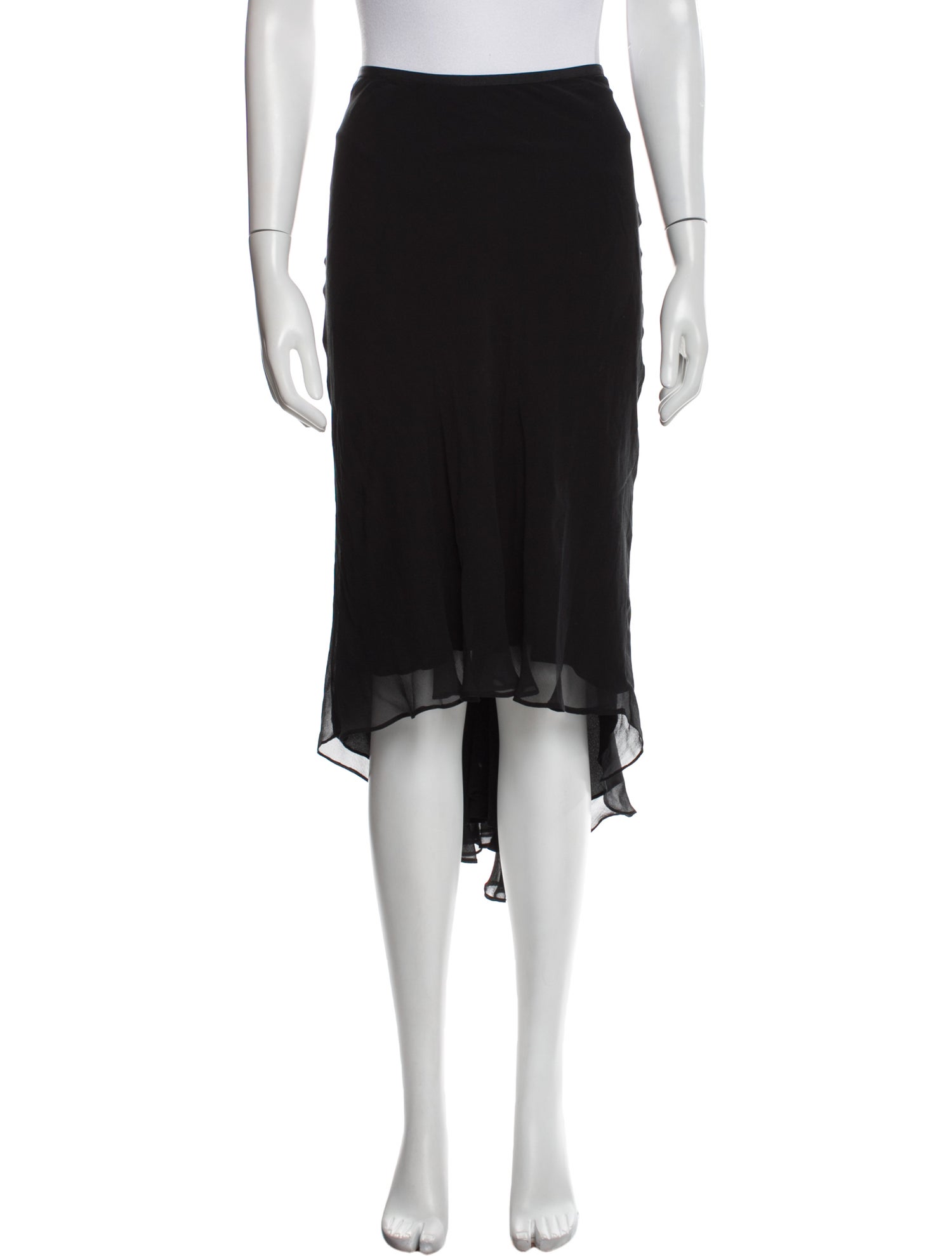 Diane von Furstenberg Silk Midi Length Skirt