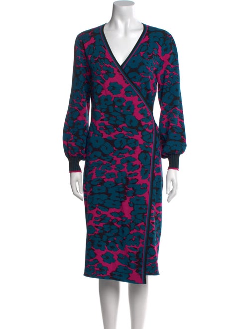 Diane von Furstenberg Printed Knee-Length Dress