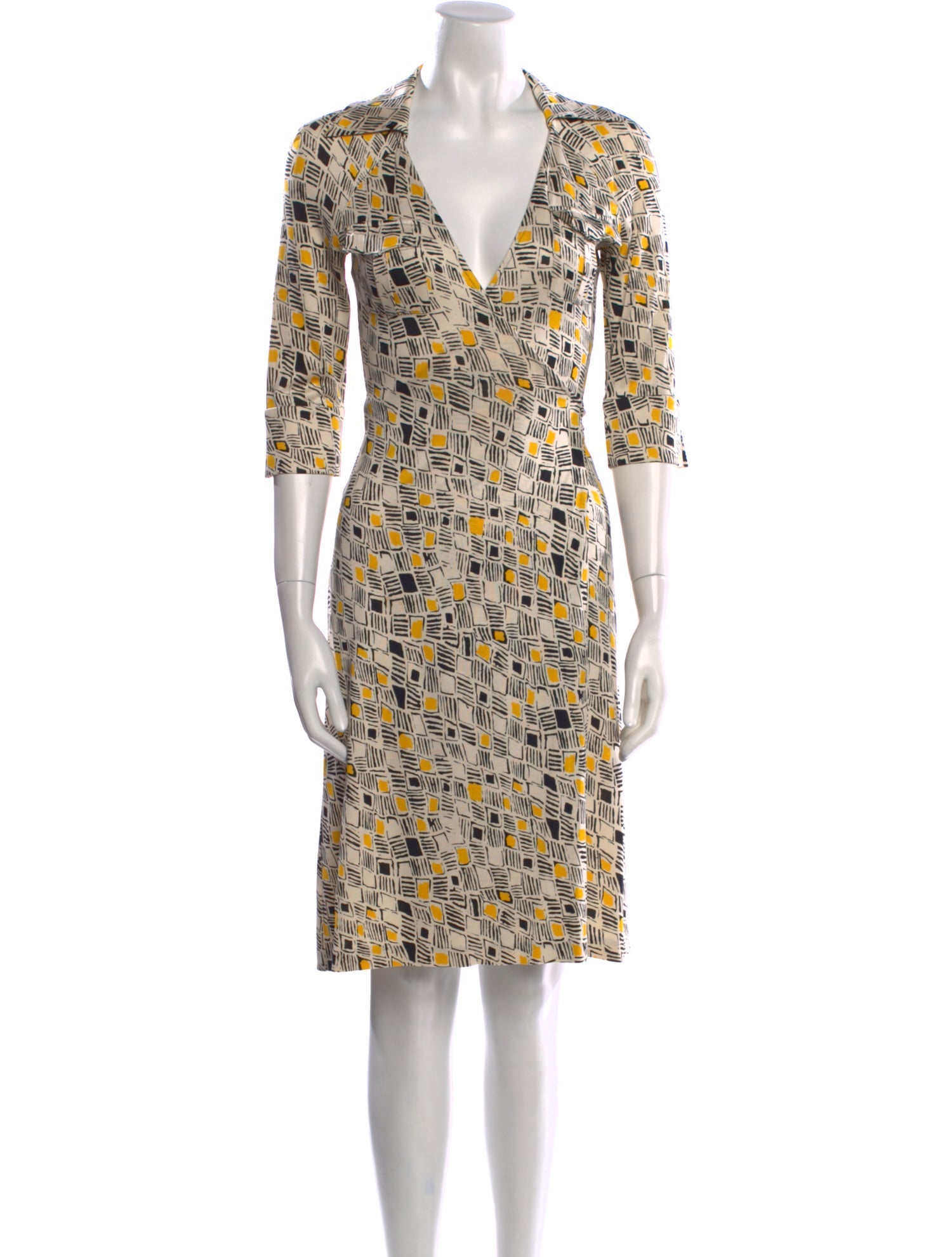 Diane von Furstenberg Silk Knee-Length Dress