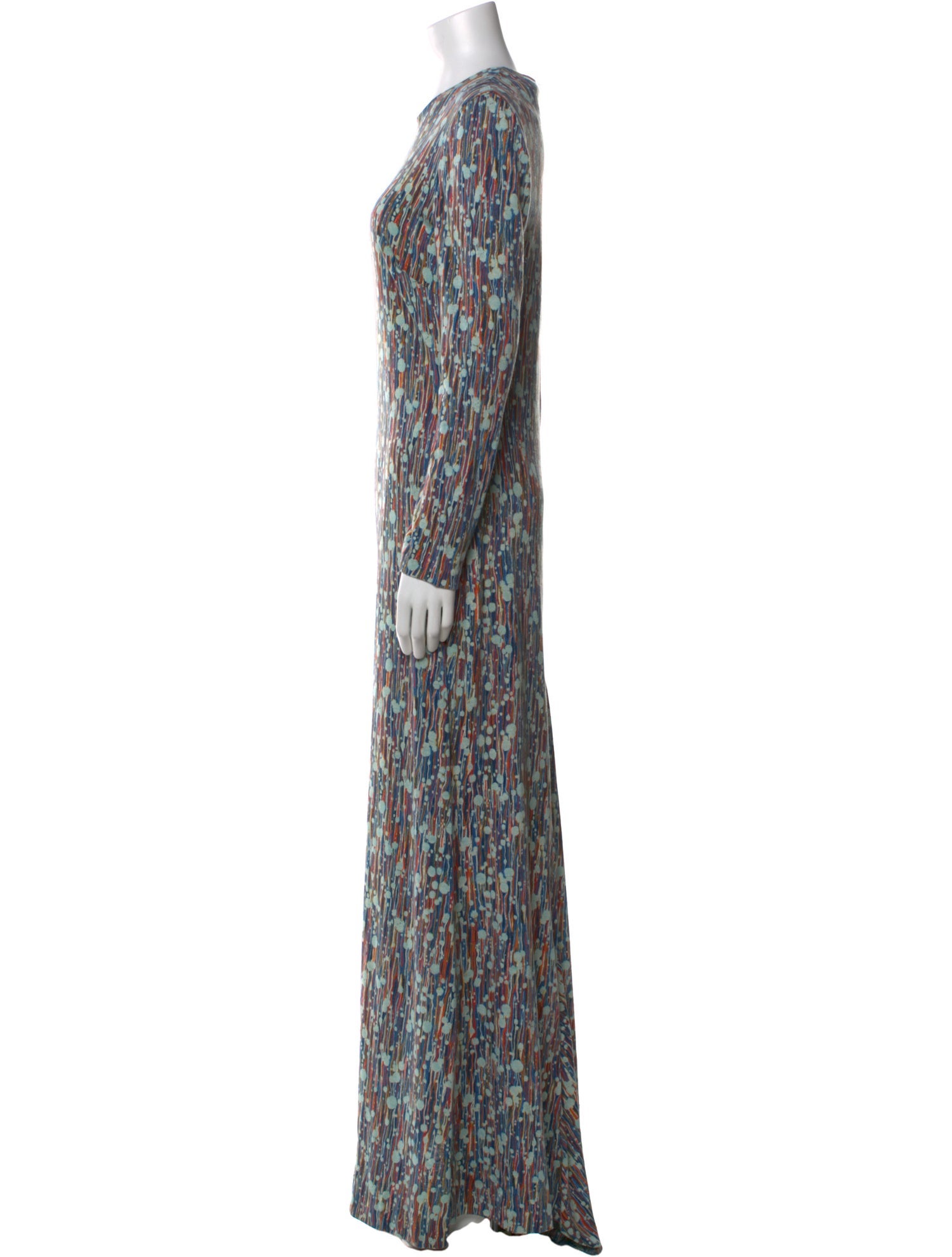 Diane von Furstenberg Printed Long Dress