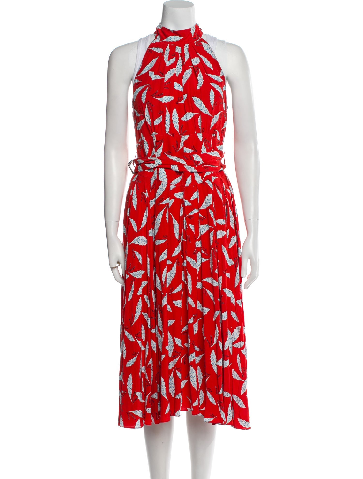 Diane von Furstenberg Printed Midi Length Dress