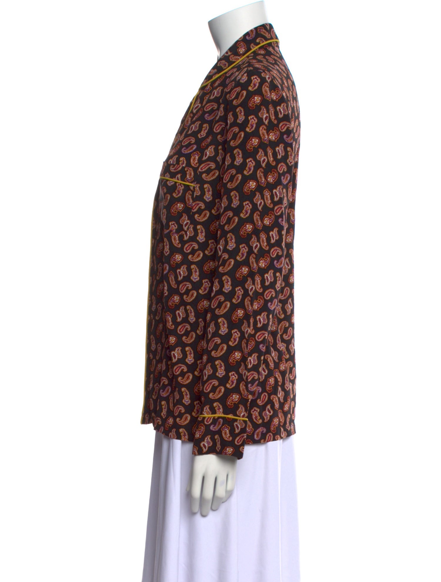 Diane von Furstenberg Silk Printed Blouse