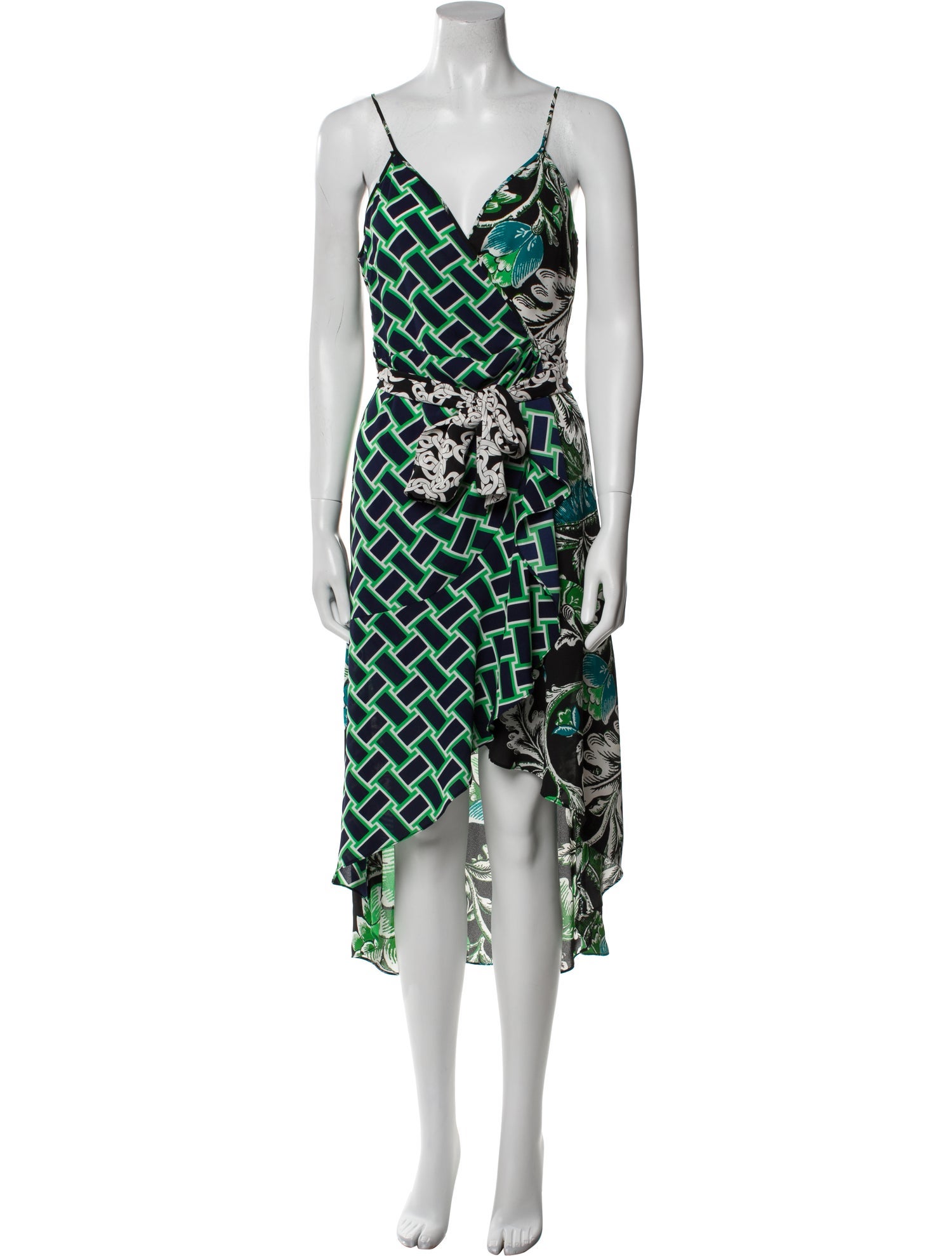 Diane von Furstenberg Printed Midi Length Dress