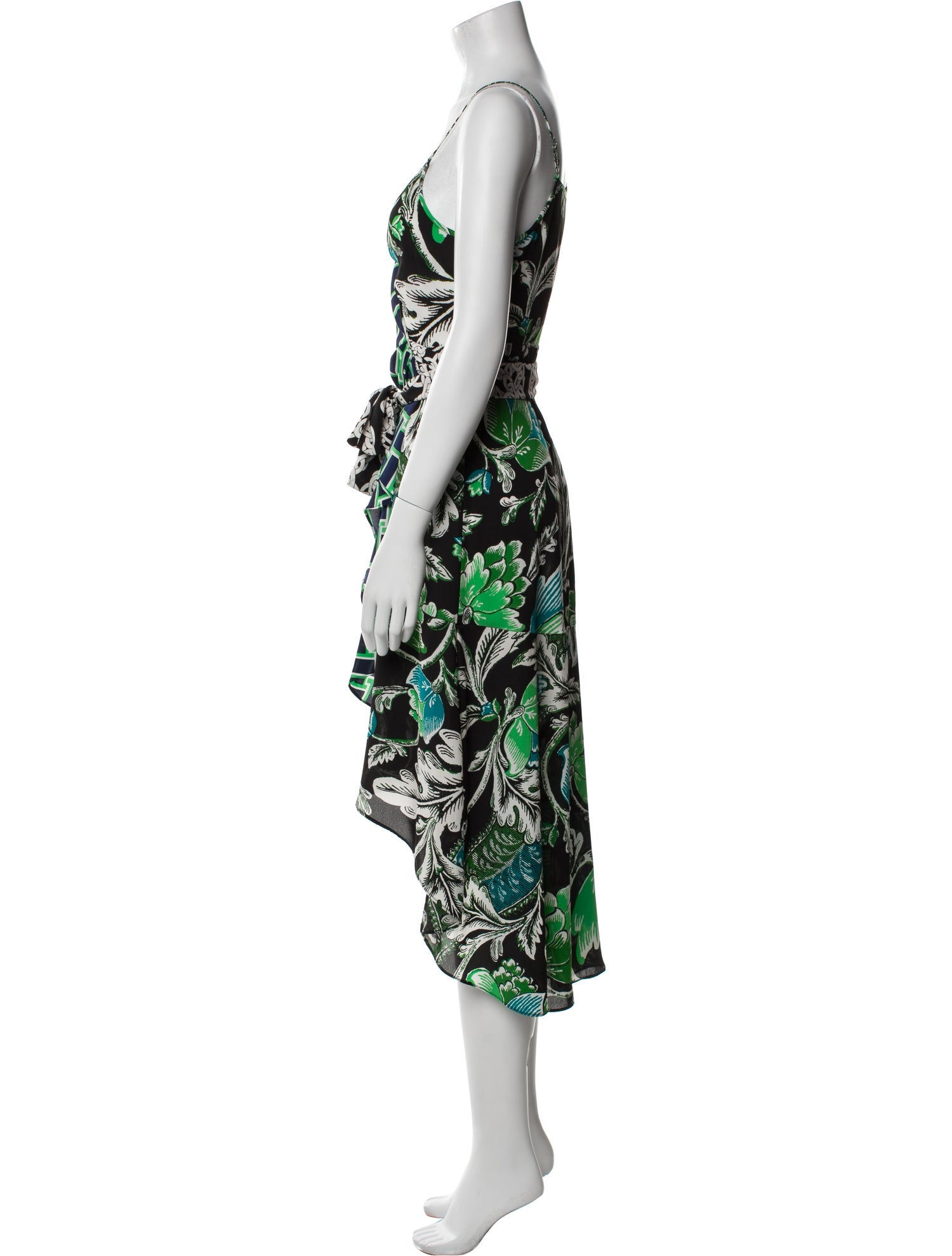 Diane von Furstenberg Printed Midi Length Dress
