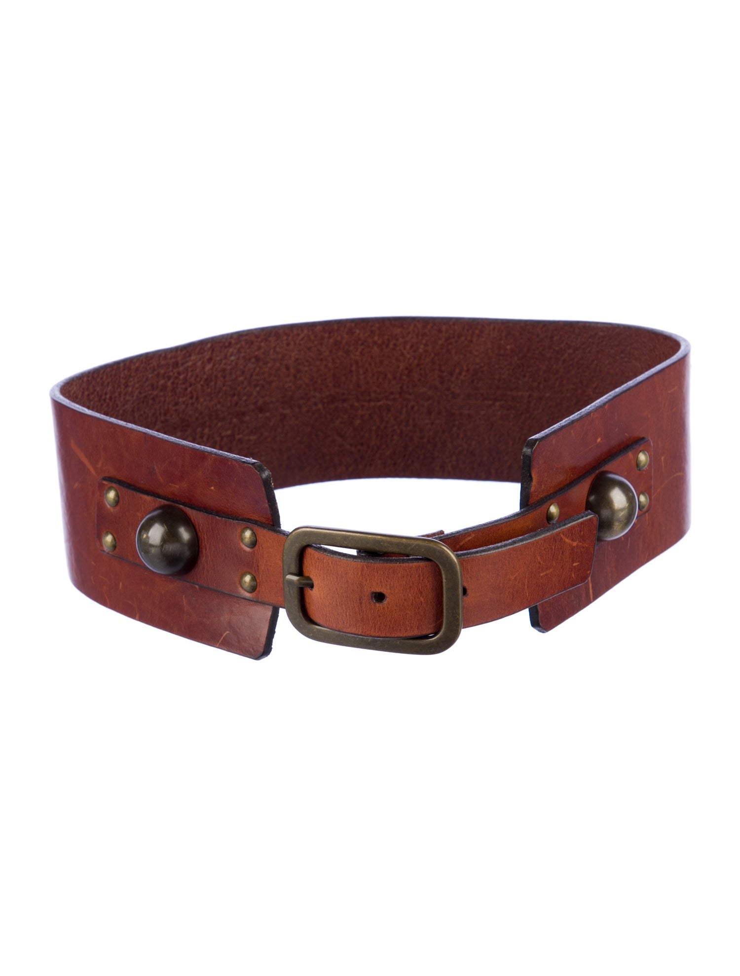 Diane von Furstenberg Wide Leather Waist Belt