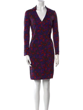 Diane von Furstenberg Printed Mini Dress