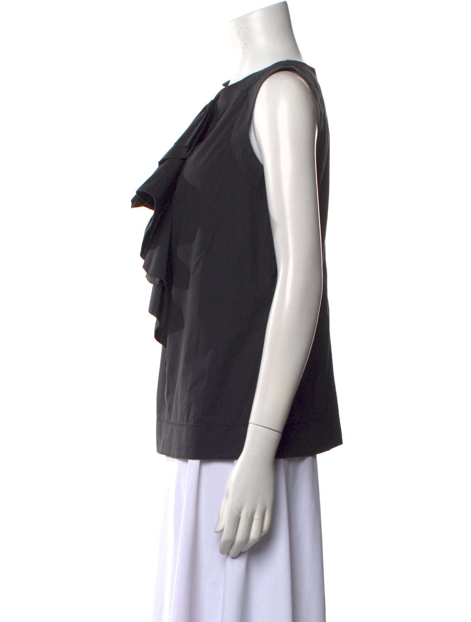 Diane von Furstenberg Scoop Neck Sleeveless Top