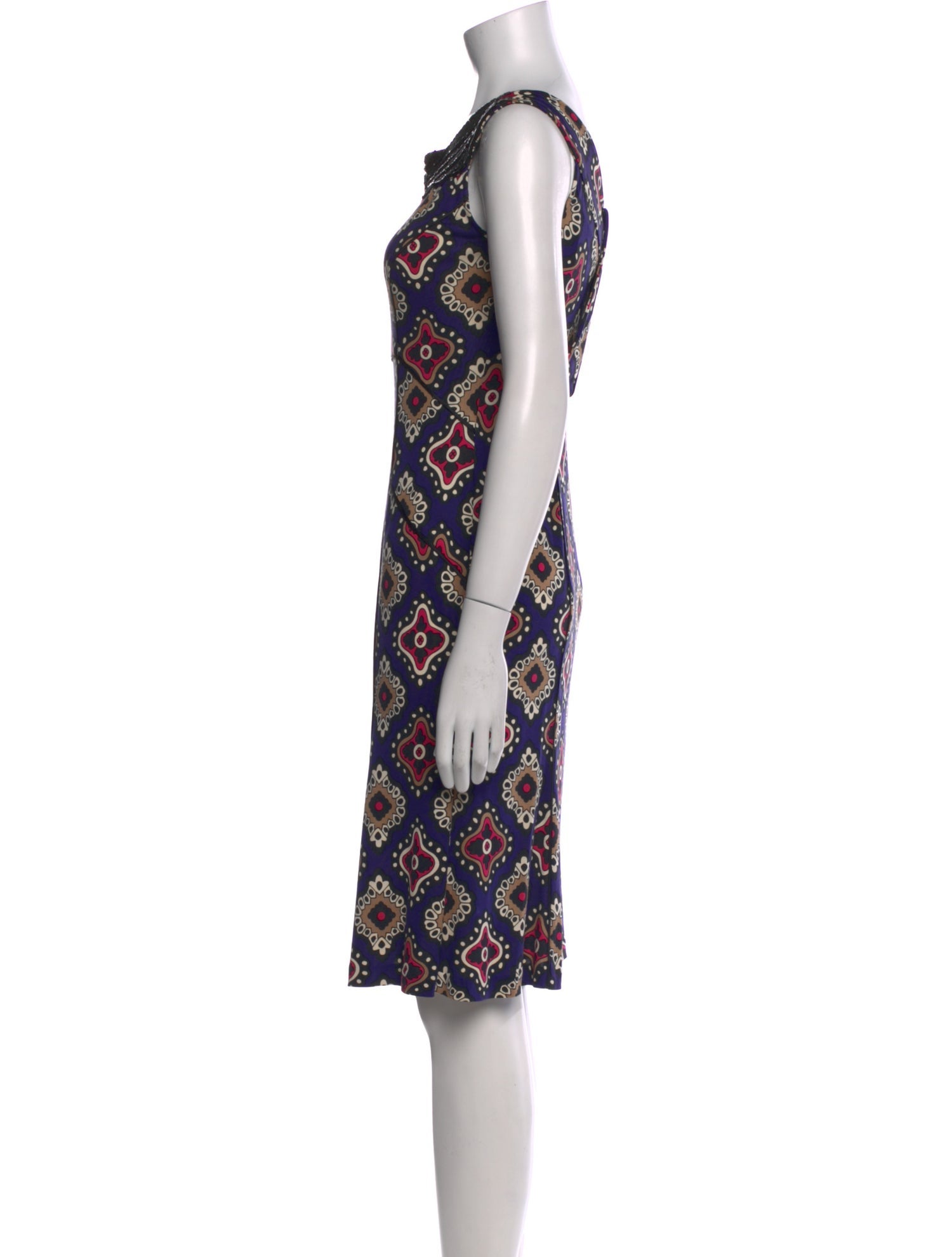 Diane von Furstenberg Silk Knee-Length Dress