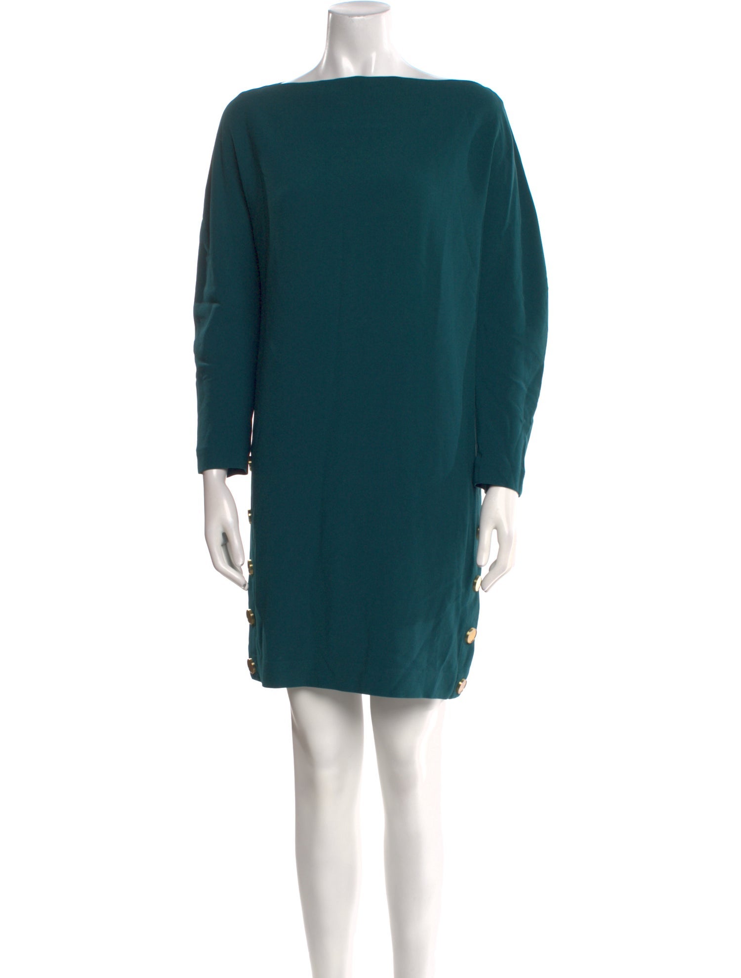 Diane von Furstenberg Bateau Neckline Mini Dress