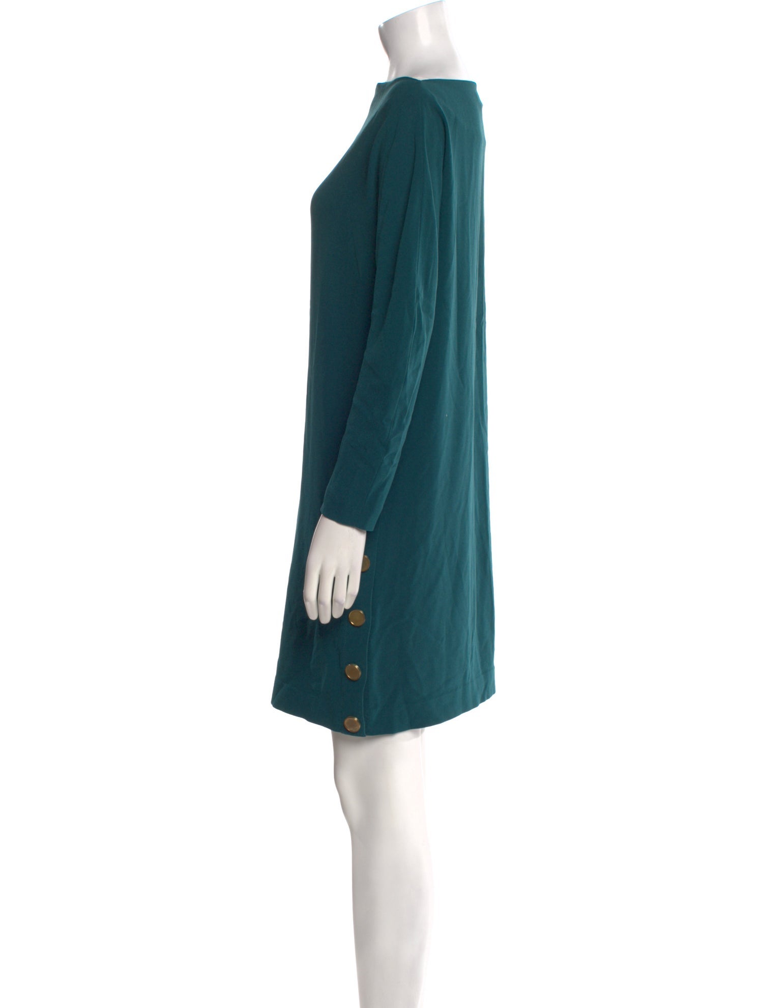 Diane von Furstenberg Bateau Neckline Mini Dress