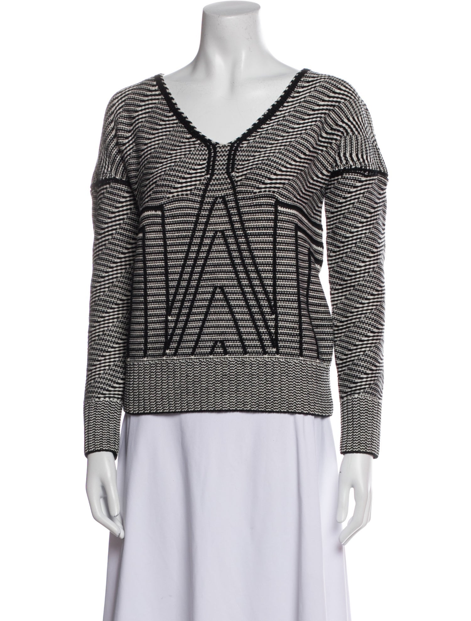 Diane von Furstenberg Wool Striped Sweater