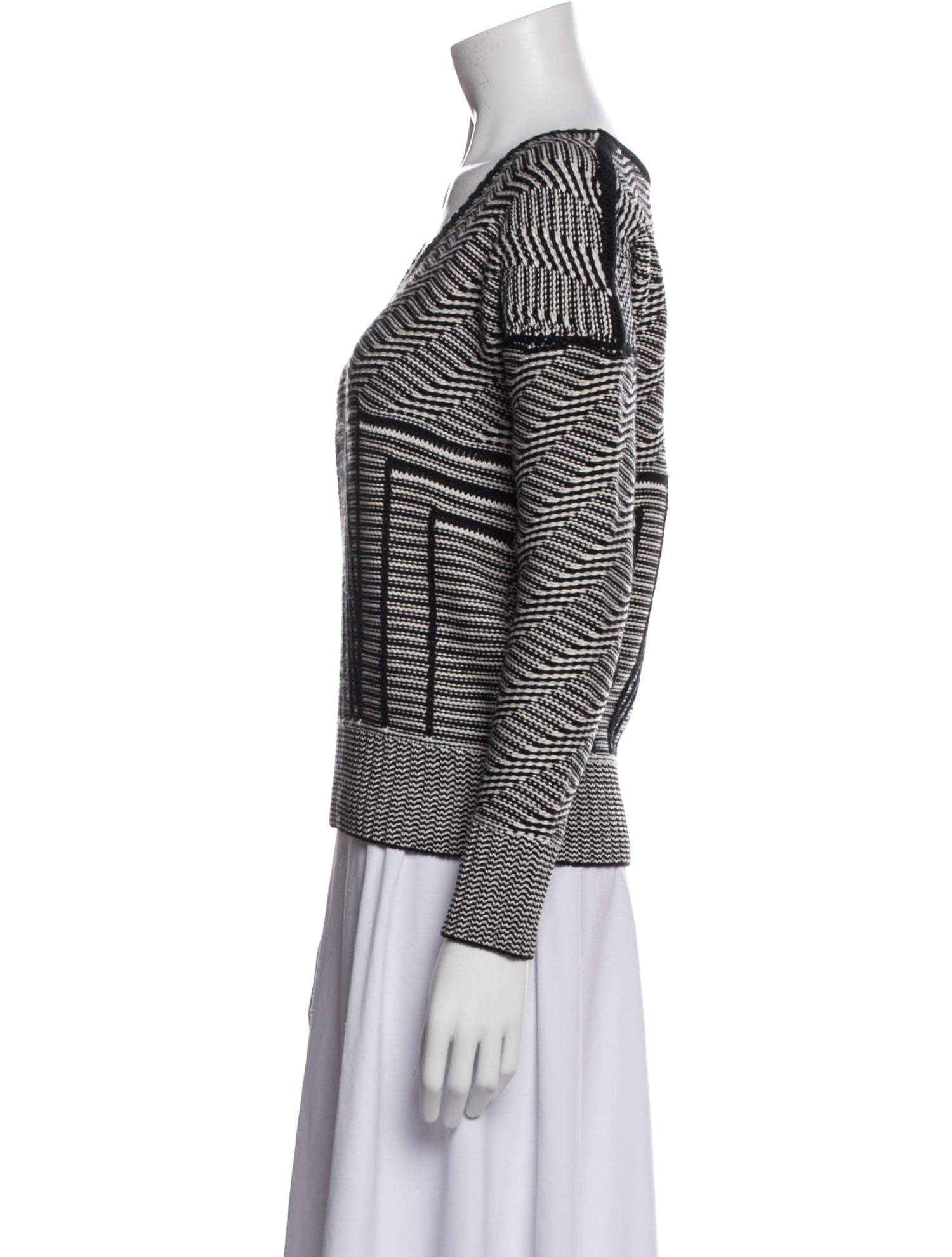 Diane von Furstenberg Wool Striped Sweater