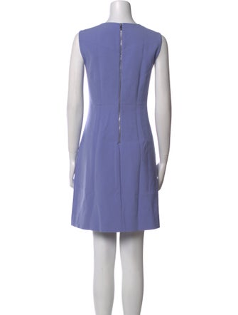 Diane von Furstenberg Crew Neck Mini Dress