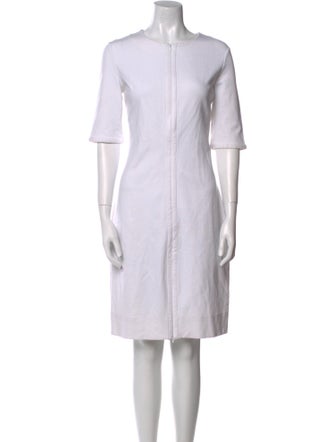 Diane von Furstenberg Crew Neck Knee-Length Dress