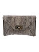 Diane von Furstenberg Embossed Leather Clutch