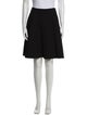 Diane von Furstenberg Pleated Accents Knee-Length Skirt