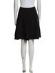 Diane von Furstenberg Pleated Accents Knee-Length Skirt