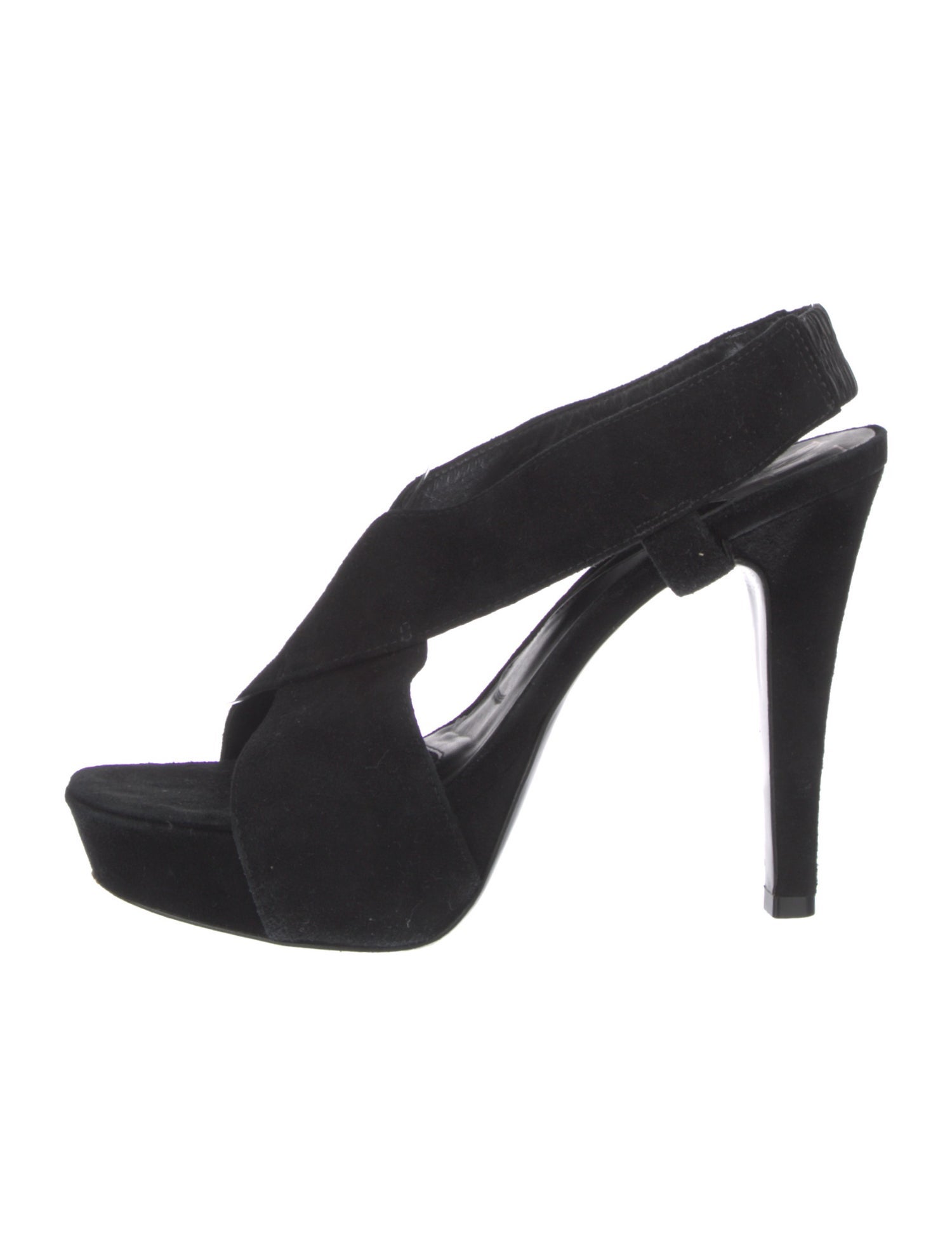 Diane von Furstenberg Suede Slingback Sandals