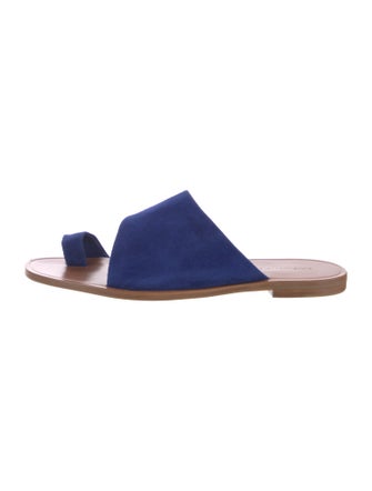 Diane von Furstenberg Suede Slides