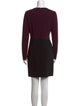 Diane von Furstenberg Crew Neck Mini Dress