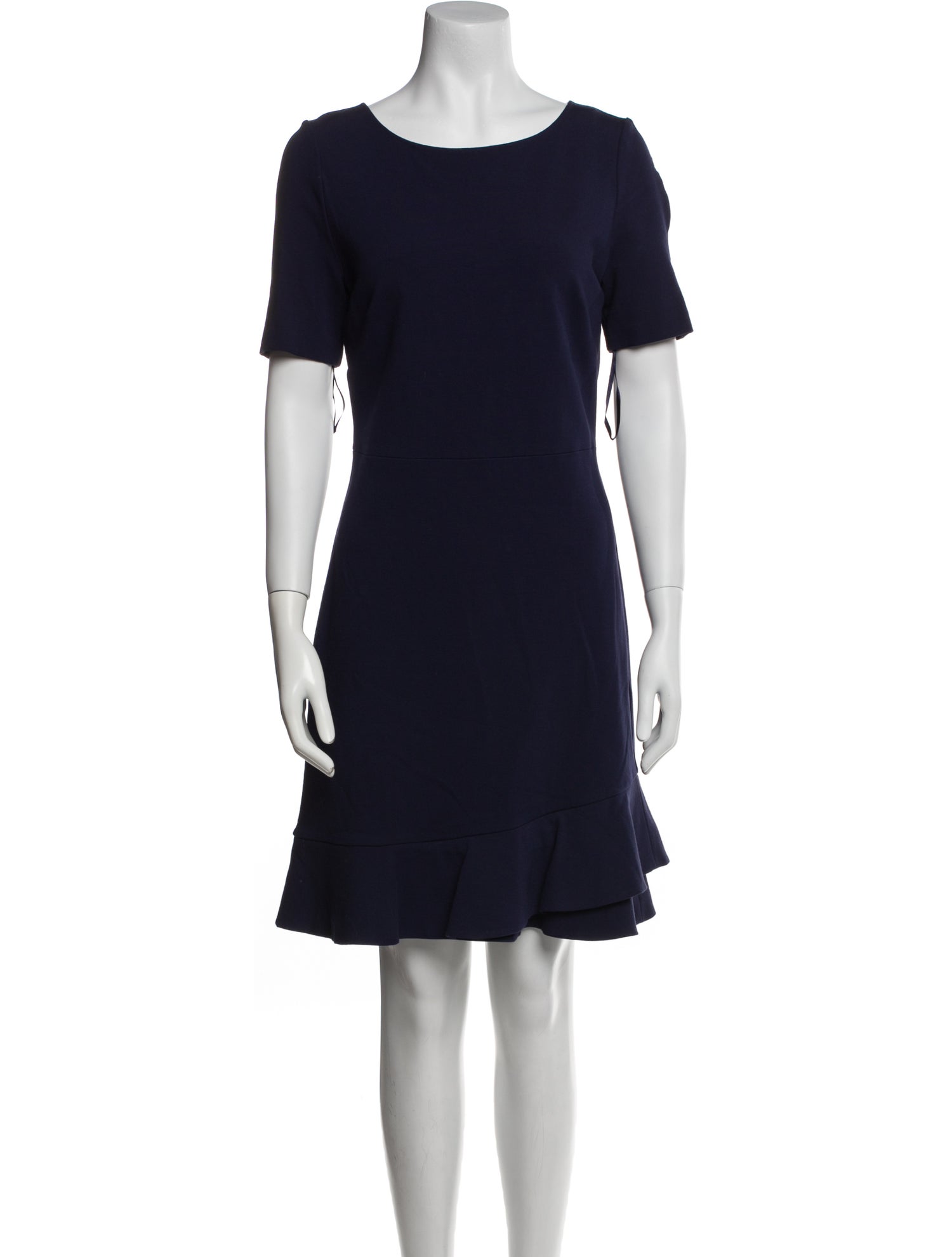 Diane von Furstenberg Bateau Neckline Knee-Length Dress