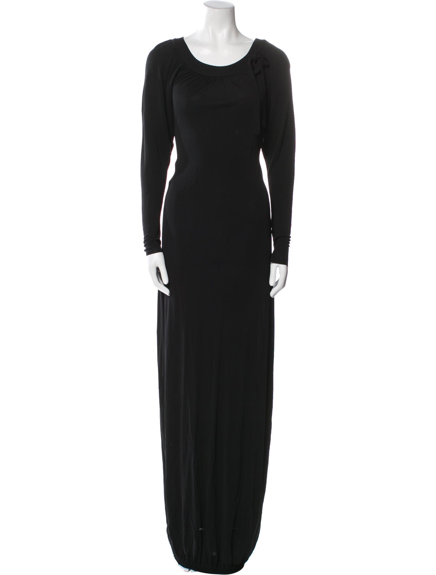 Diane von Furstenberg Scoop Neck Long Dress
