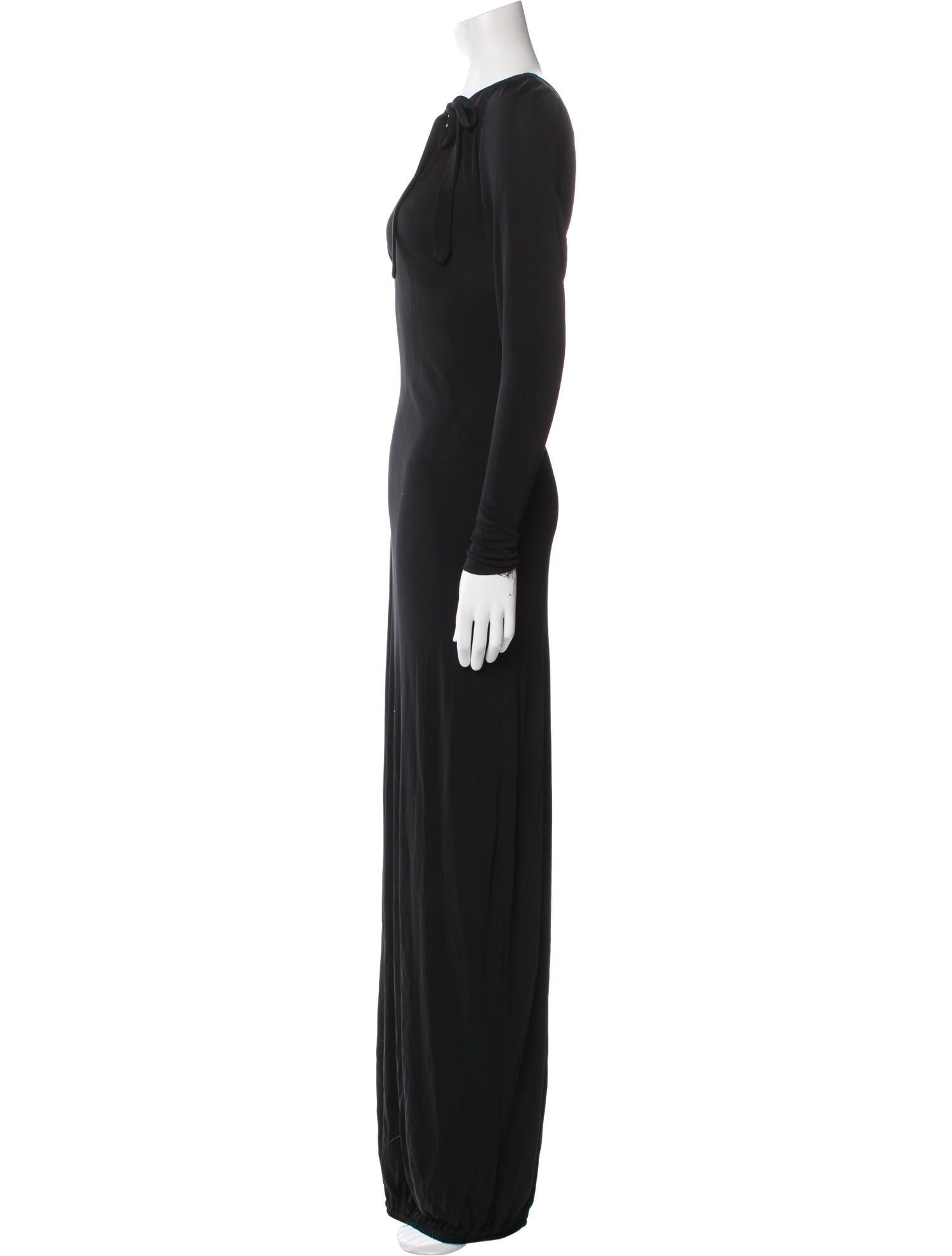 Diane von Furstenberg Scoop Neck Long Dress