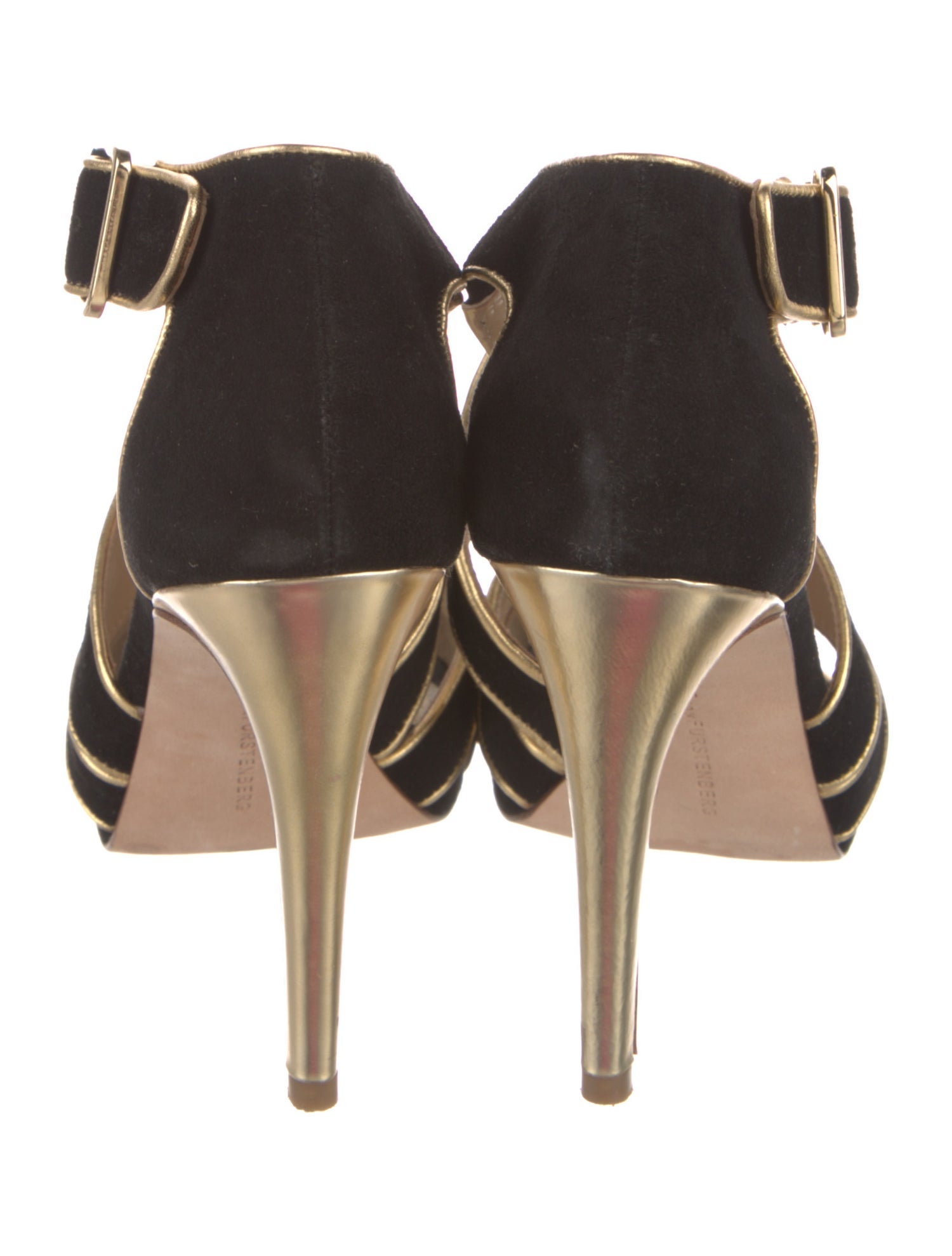 Diane von Furstenberg Suede Printed Sandals