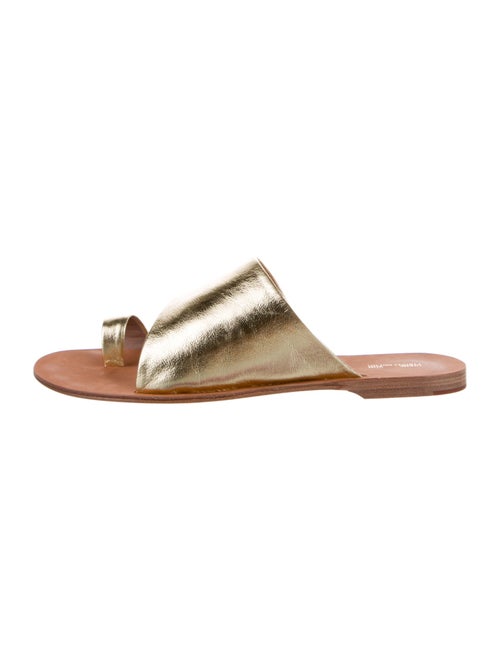 Diane von Furstenberg Leather Slides